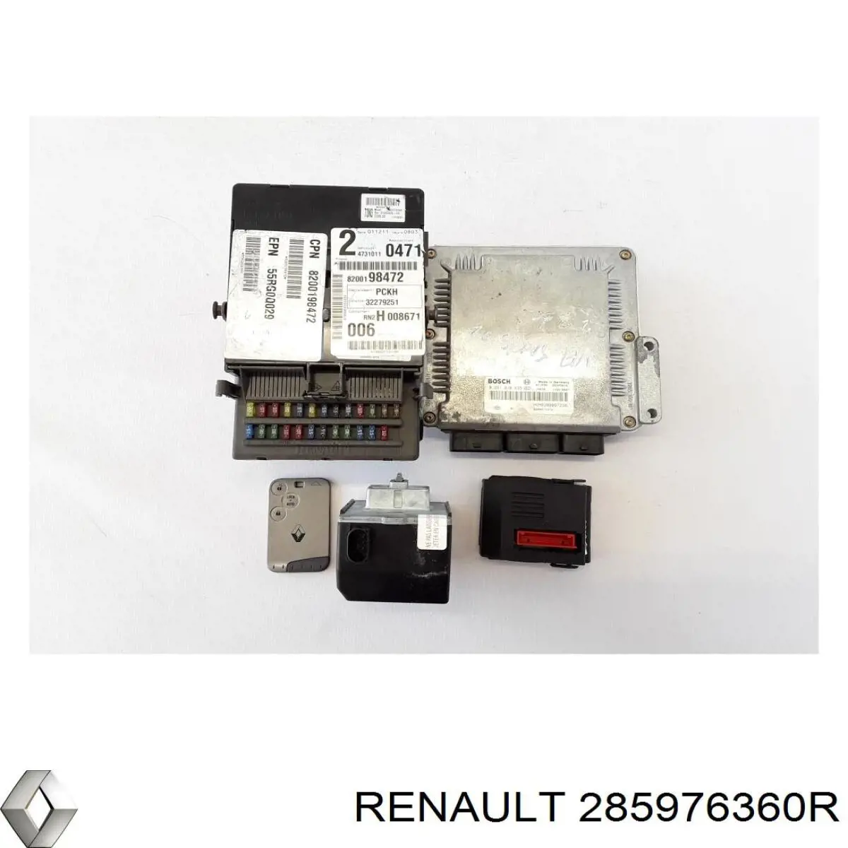 Ключ замка зажигания на Renault Laguna II 
