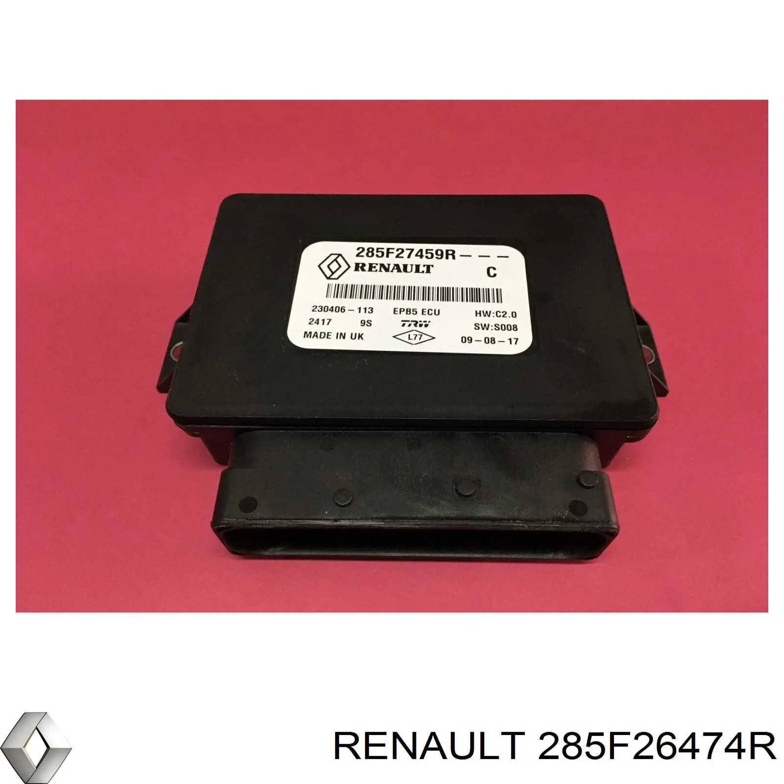 285F26474R Renault (RVI) Модуль управления стояночного тормоза