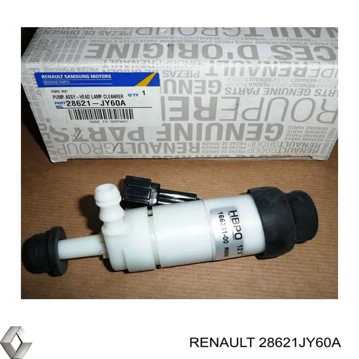 Насос омывателя фар 28621JY60A Renault (RVI)