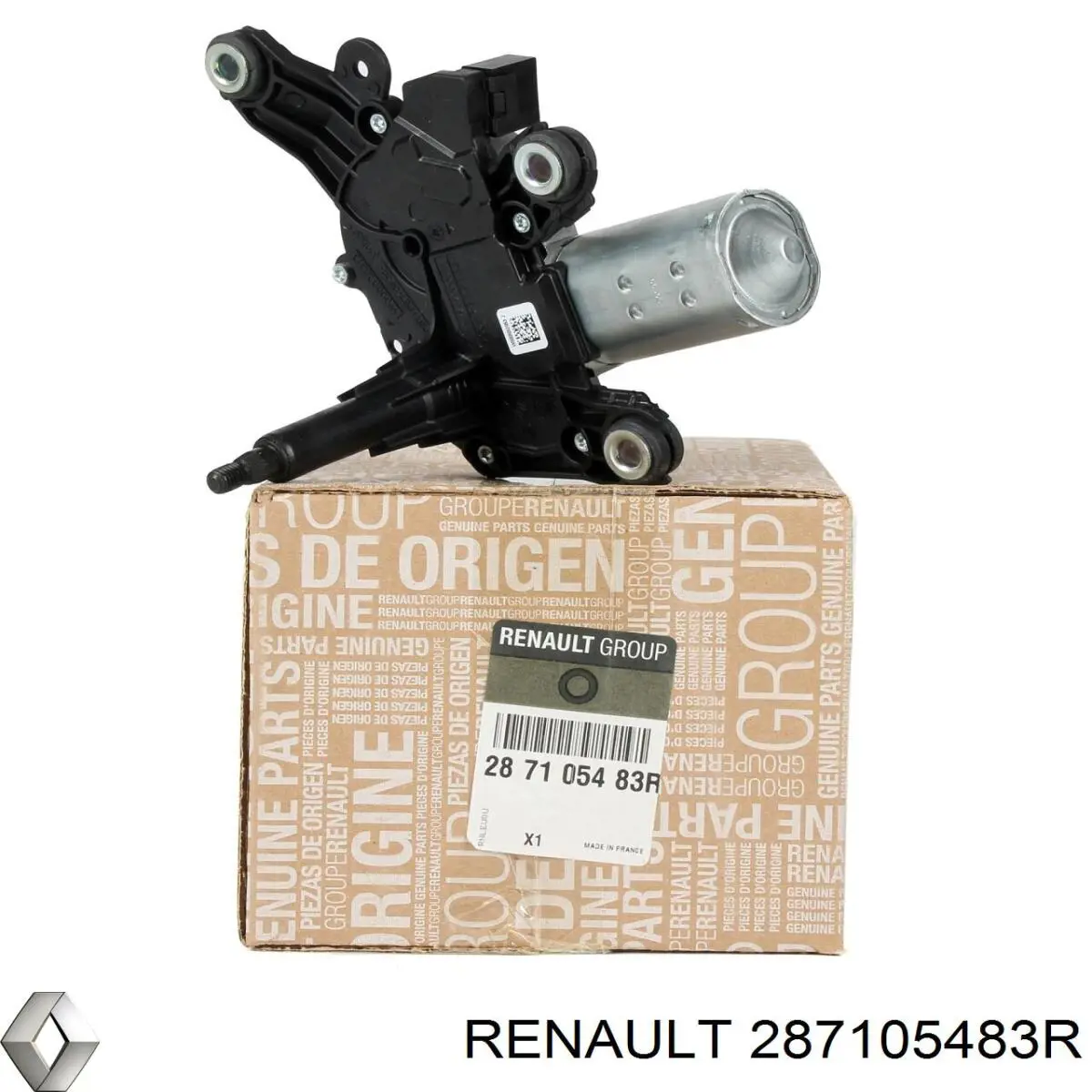 Моторчик заднего дворника 287105483R Renault (RVI)