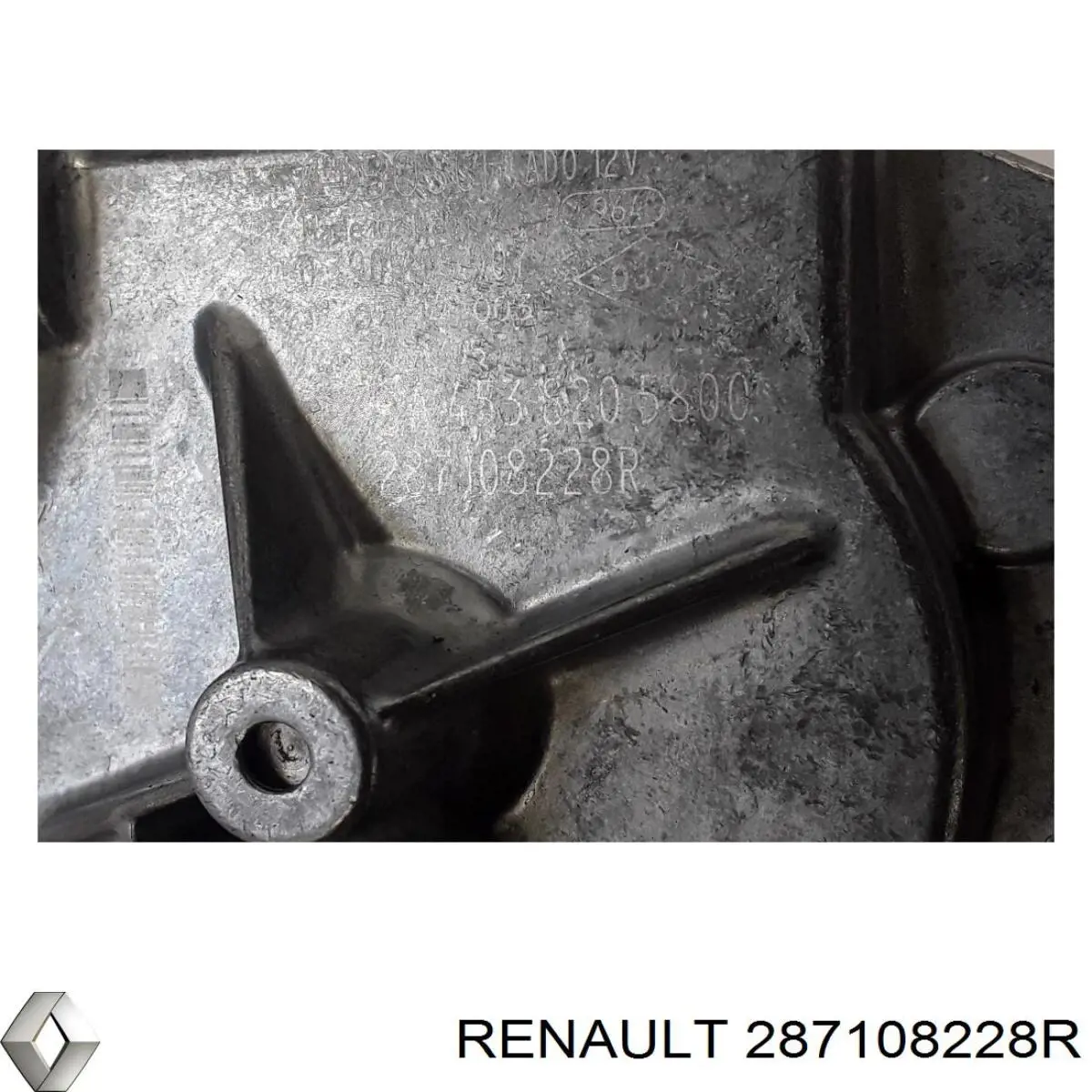 Motor de limpador pára-brisas de vidro traseiro para Renault Clio (B7)