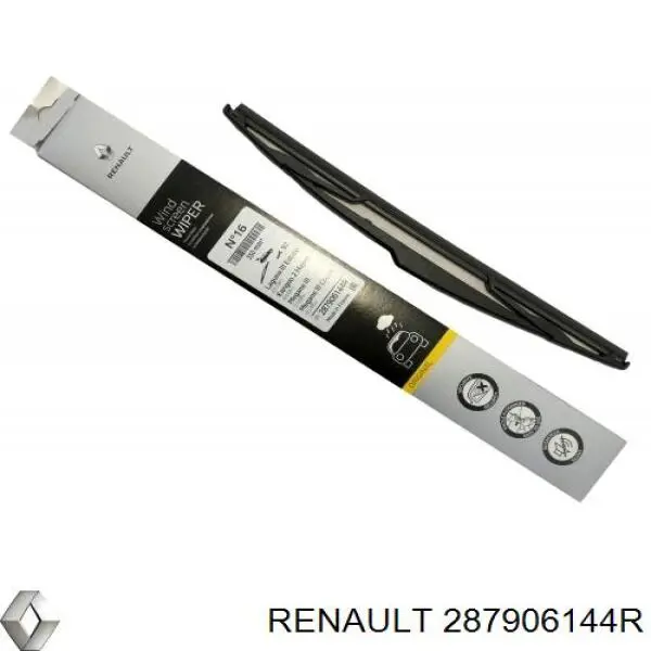 Купить 287906144R Renault (RVI) Дворник стеклоочистителя задний