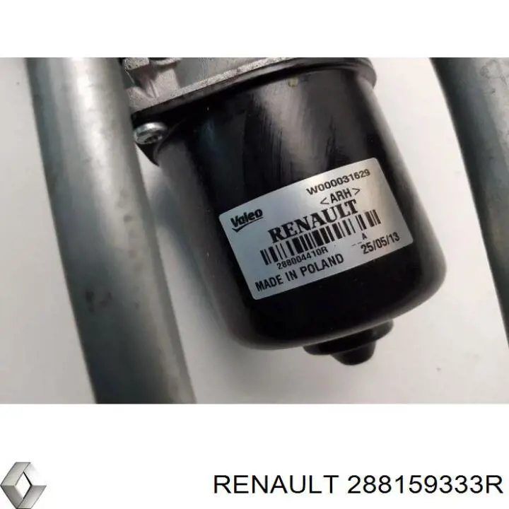 288159333R Renault (RVI) motor de limpador pára-brisas do pára-brisas