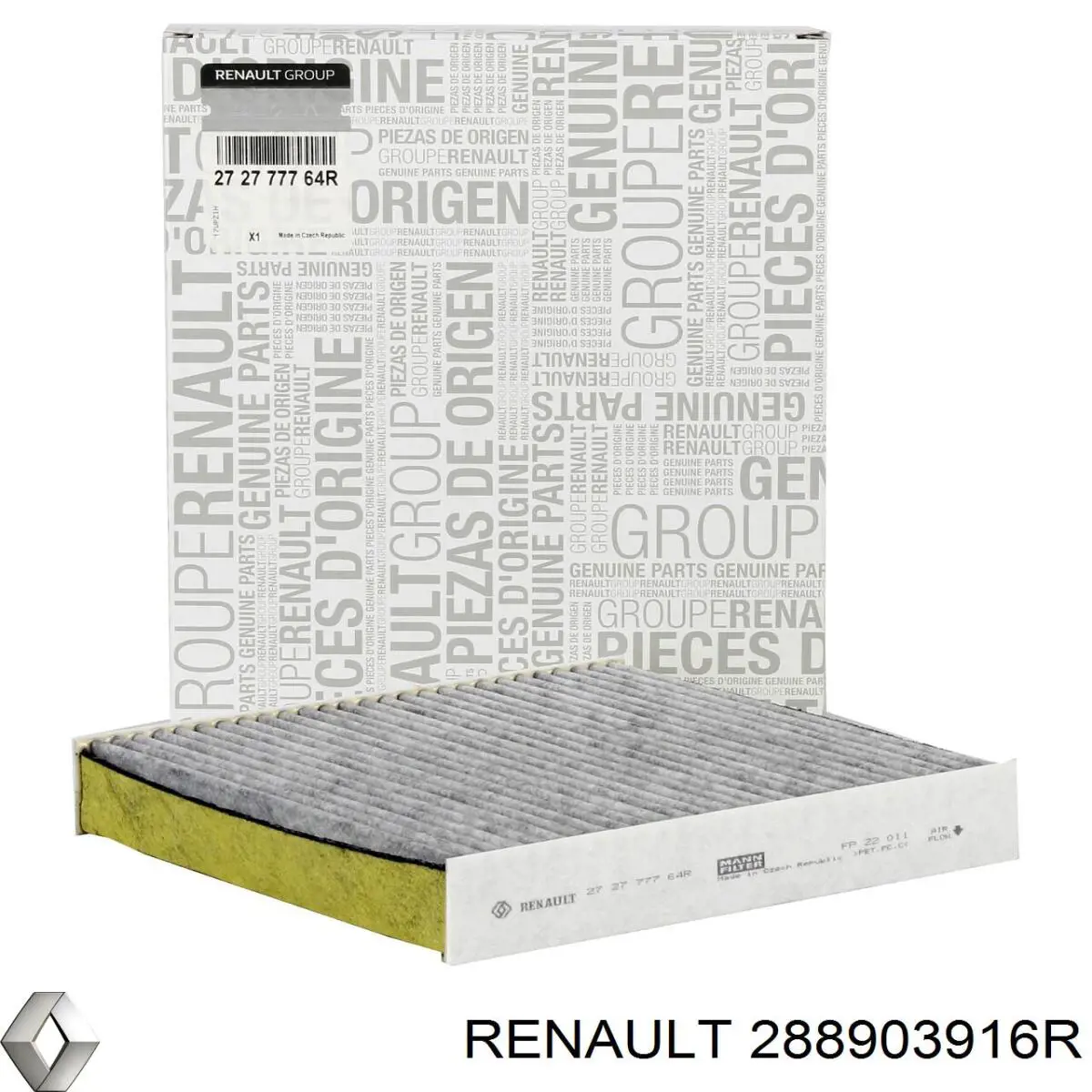Стеклоочистители лобового стекла Renault (RVI) 288903916R