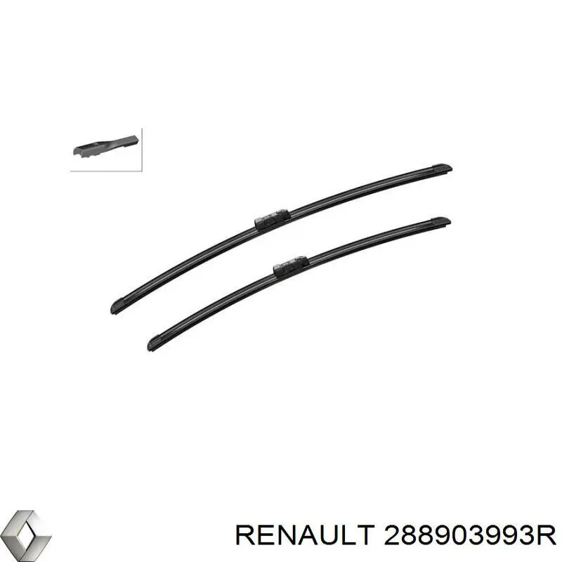 Щетка-дворник лобового стекла водительская 288903993R Renault (RVI)