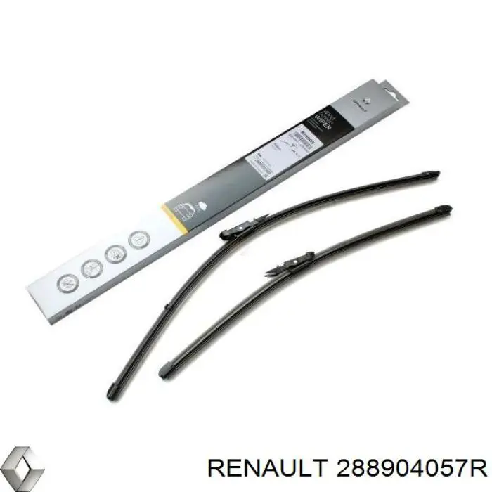 288904057R Renault (RVI) щетка-дворник лобового стекла, комплект из 2 шт.