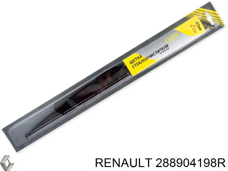Limpa-pára-brisas do pára-brisas, kit de 2 un. Renault (RVI) 288904198R preço, a partir de 27,81 USD