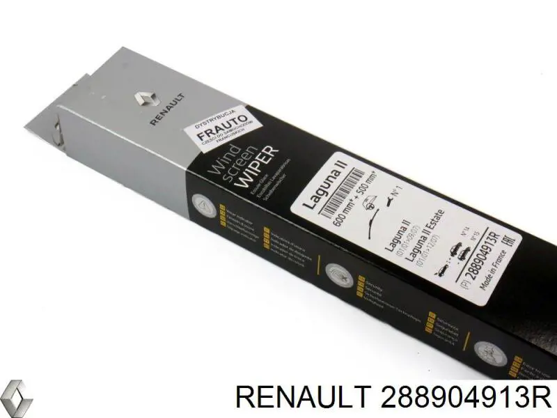 Щетки стеклоочистителя 288904913R Renault (RVI)