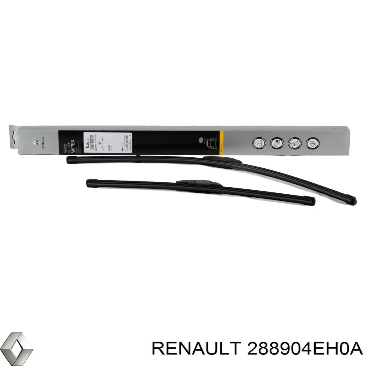 Щетка-дворник лобового стекла водительская 288904EH0A Renault (RVI)