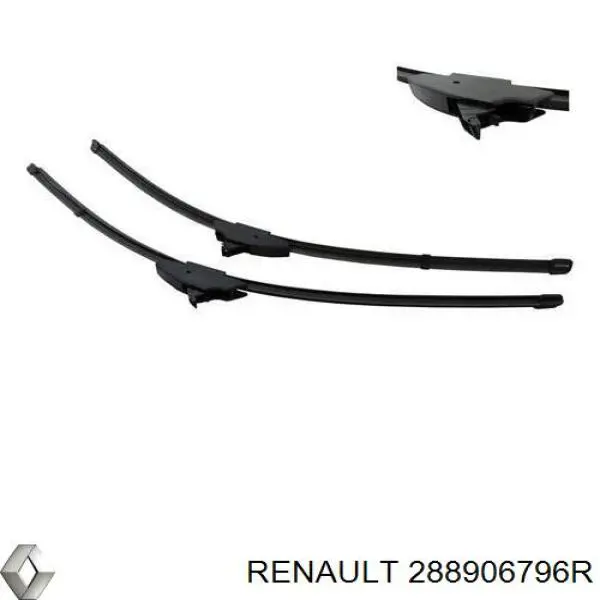 Купить 288906796R Renault (RVI) Щетка-дворник лобового стекла водительская