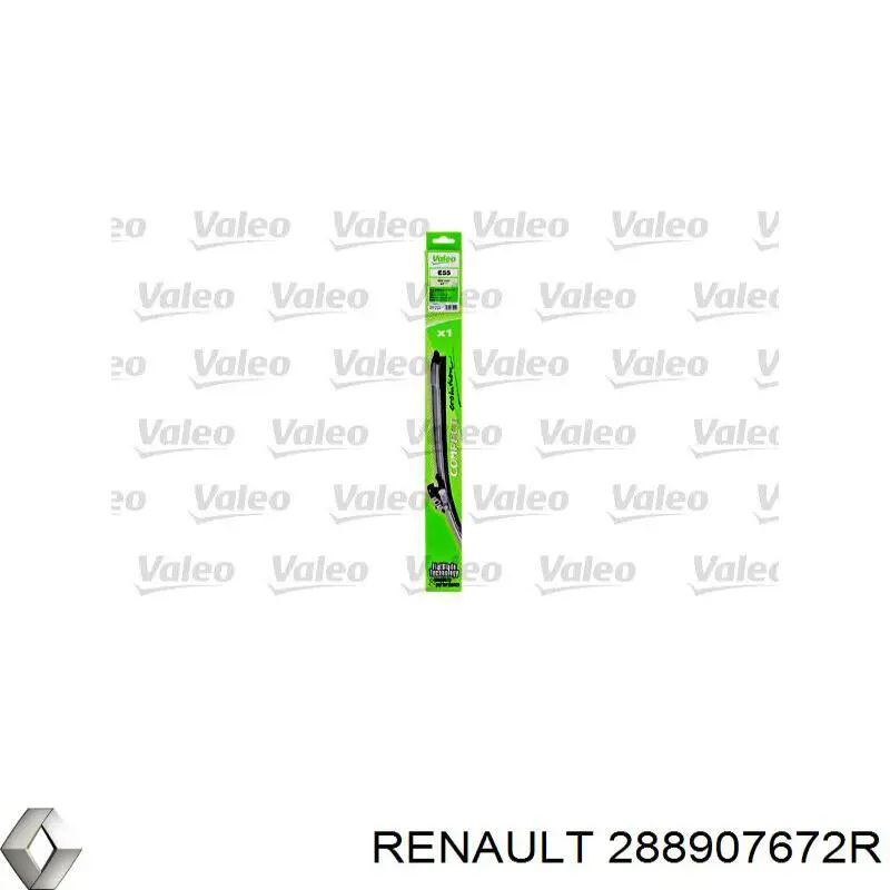 Щетка дворника левая Renault (RVI) 288907672R