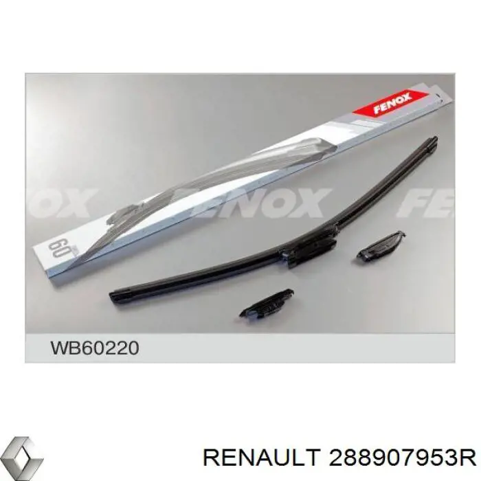 Купить 288900649R Renault (RVI) Щетка-дворник лобового стекла пассажирская