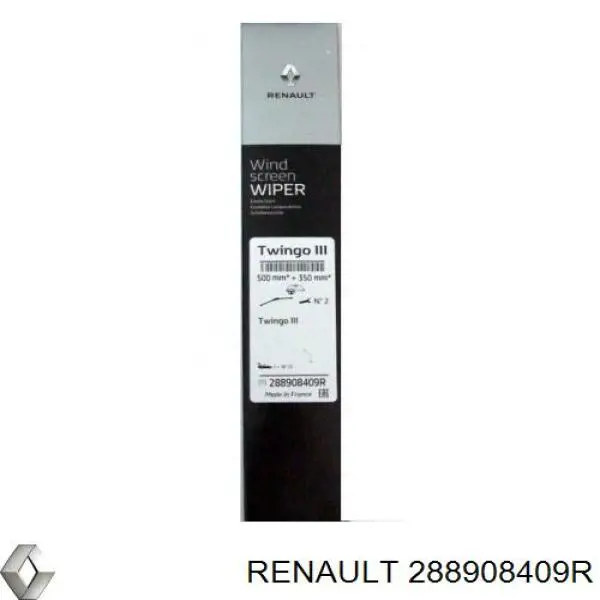Дворники Renault (RVI) 288908409R цена, от 24.91 USD