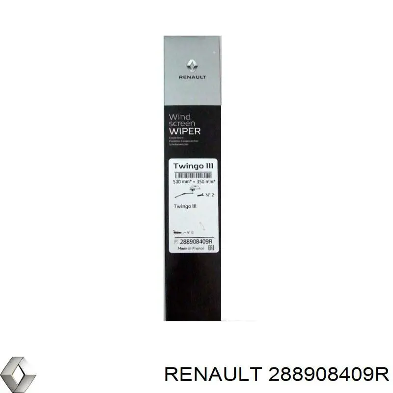 288908409R Renault (RVI) Щетки лобового стекла
