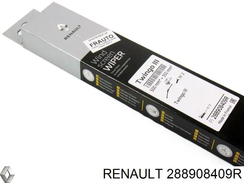 Щетки стеклоочистителя 288908409R Renault (RVI)