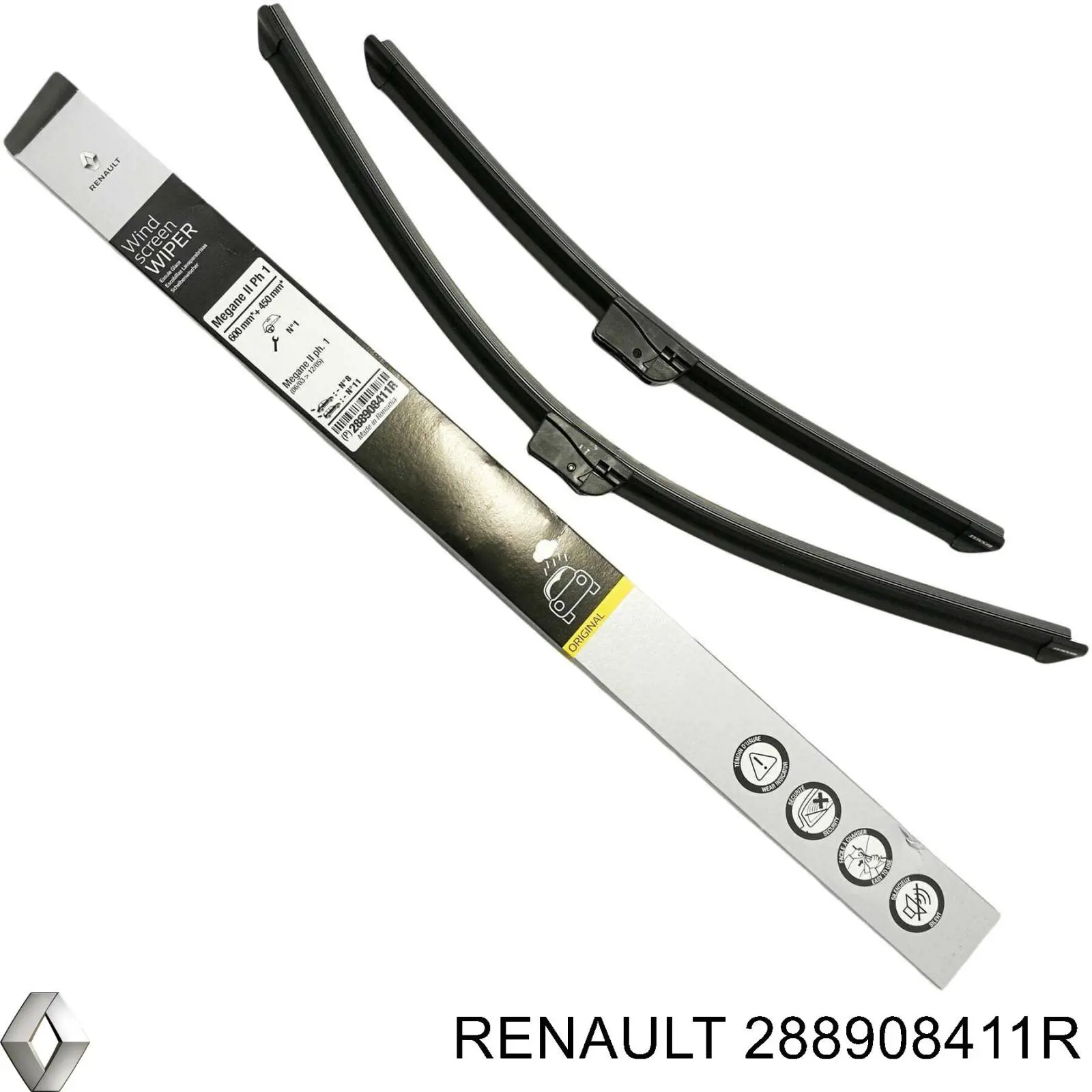 Купить 288908411R Renault (RVI) Бесконтактные дворники
