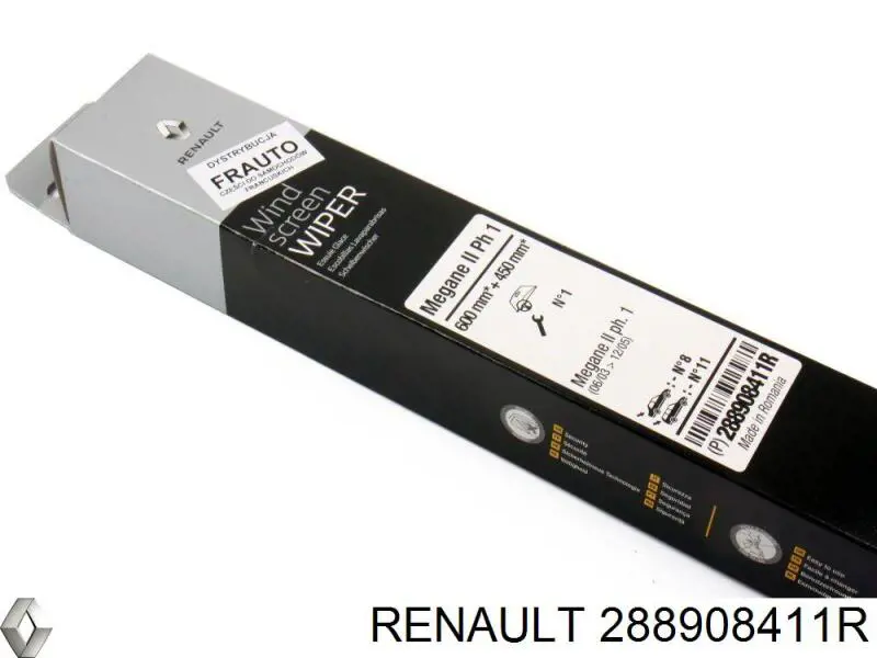 Дворники Renault (RVI) 288908411R цена, от 20.97 USD