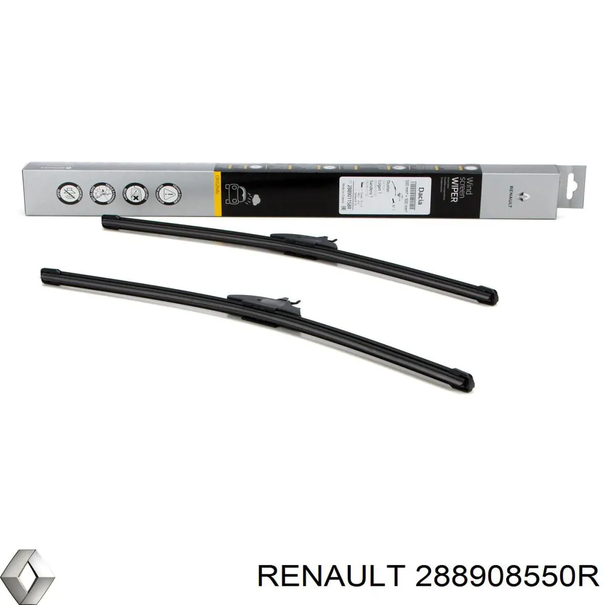 Дворники Renault (RVI) 288908550R цена, от 22.28 USD