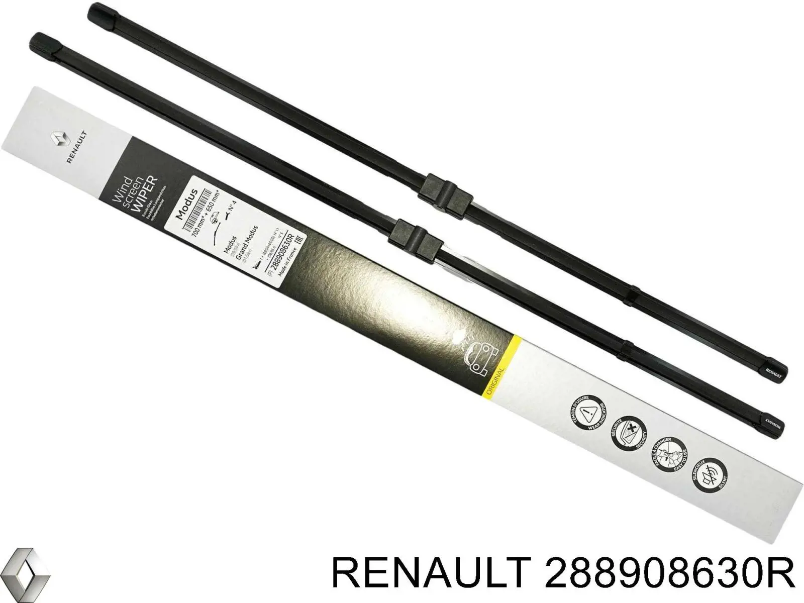 Щетка стеклоочистителя лобового стекла, водительская Renault (RVI) 288908630R цена, от 23.48 USD