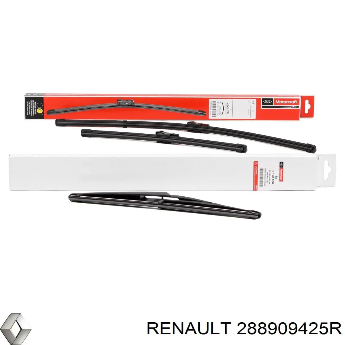 Щетка-дворник лобового стекла водительская 288909425R Renault (RVI)