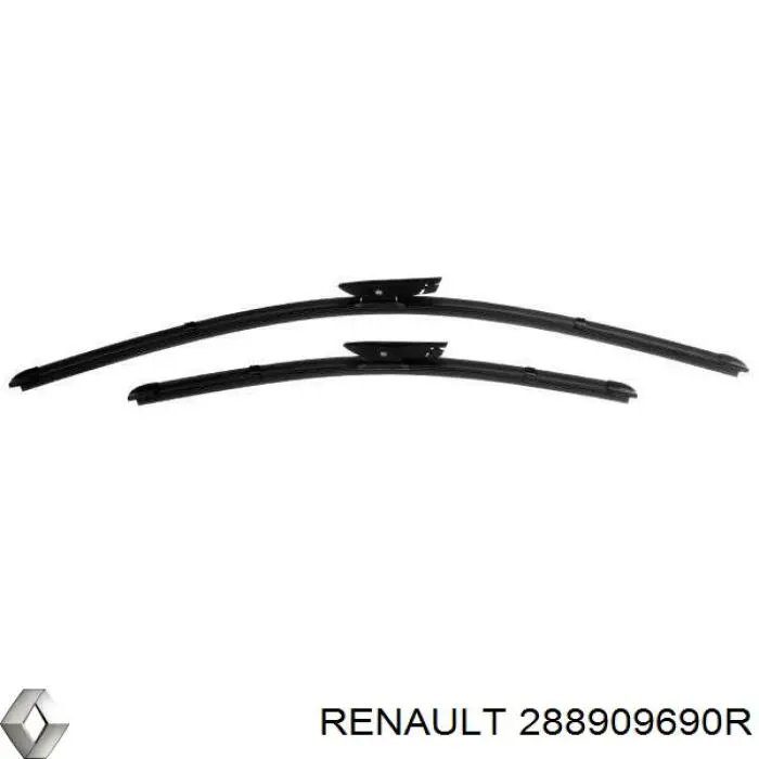 288909690R Renault (RVI) щетка-дворник лобового стекла пассажирская