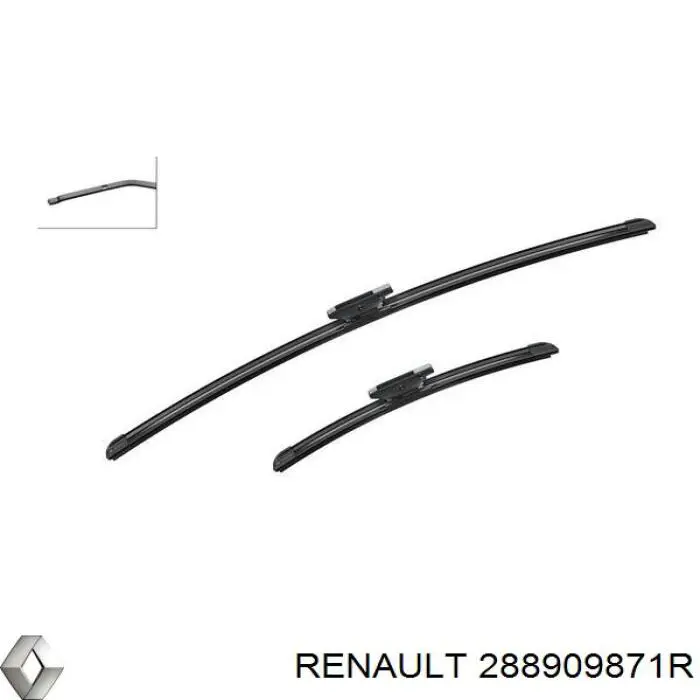 288909871R Renault (RVI) Щетки лобового стекла
