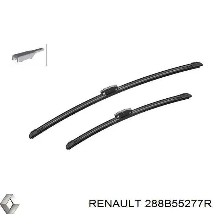 288B55277R Renault (RVI) щетка-дворник лобового стекла, комплект из 2 шт.