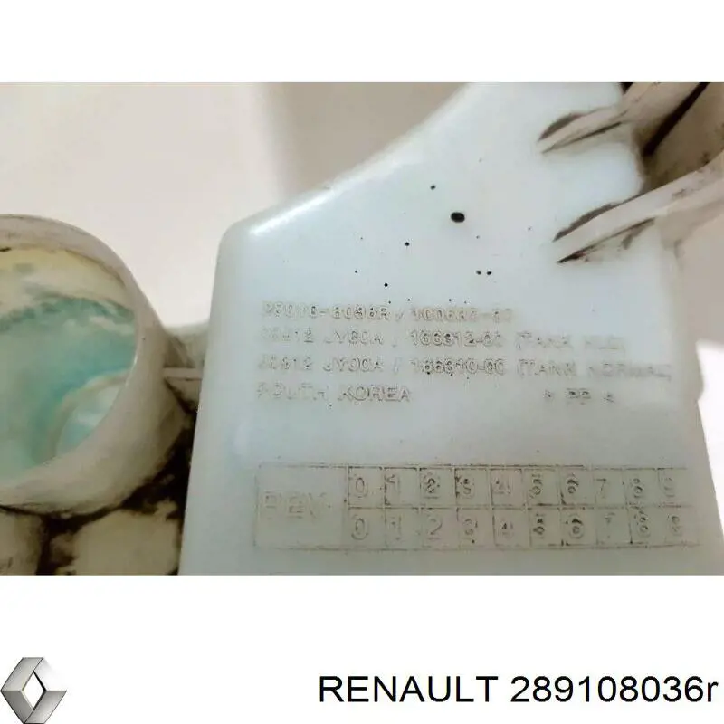 Купить 289108036R Renault (RVI) Бачок омывайки
