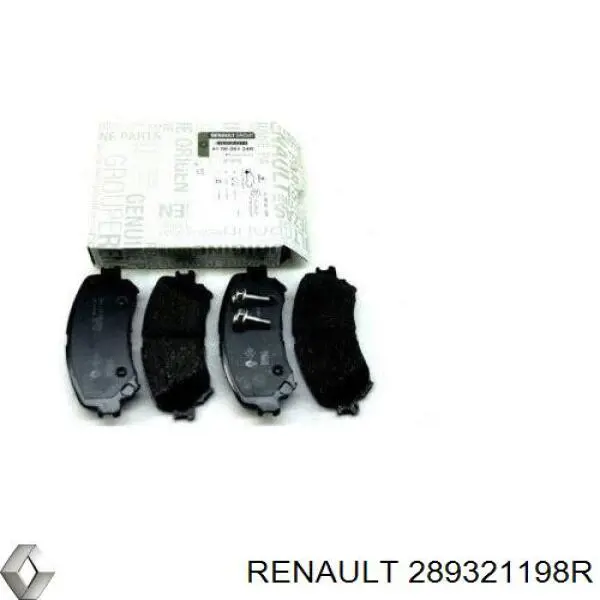 Сопло омивача лобового скла 289321198R Renault (RVI)