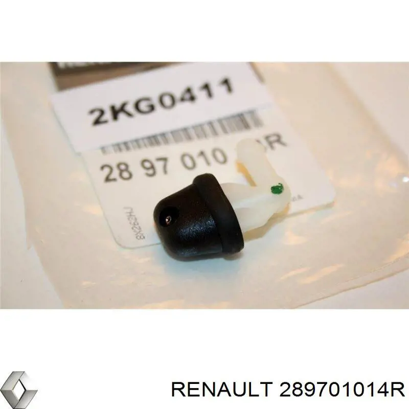 289701014R Renault (RVI) injetor de fluido para lavador de vidro traseiro