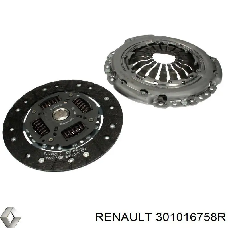 301016758R Renault (RVI) диск сцепления