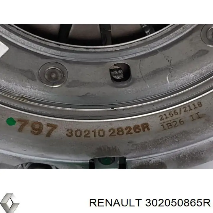 302050865R Renault (RVI) Kit de embraiagem (3 peças)