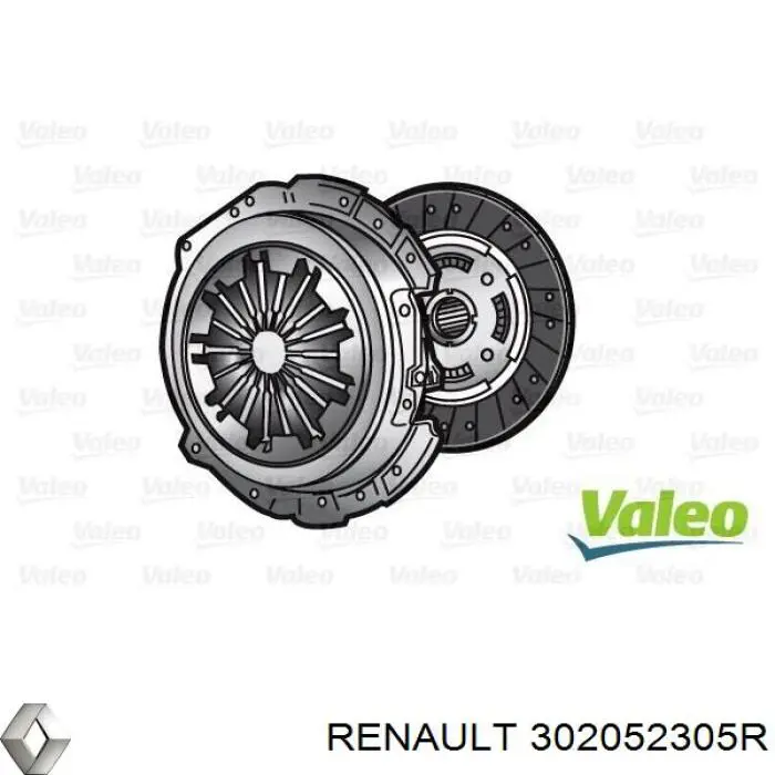 Сцепление 302052305R Renault (RVI)