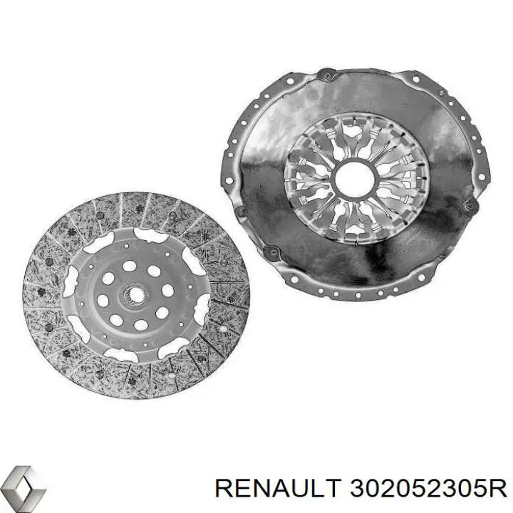 Купить 302052305R Renault (RVI) Комплект сцепления (диск, корзина, подшипник)
