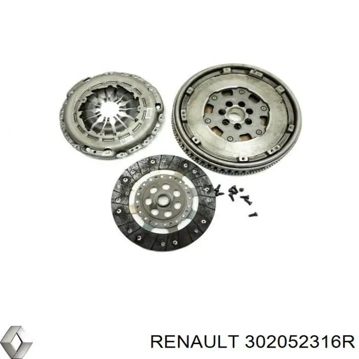 Комплект сцепления (3 части) Renault (RVI) 302052316R цена, от 85.66 USD