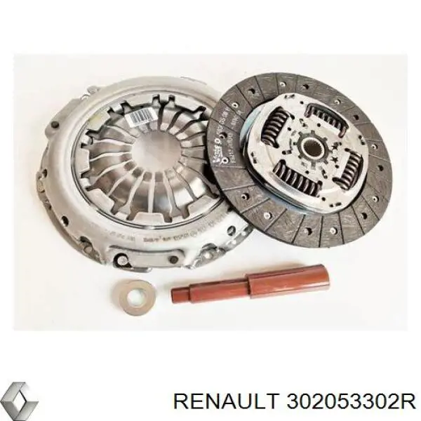 302053302R Renault (RVI) kit de embraiagem (3 peças)