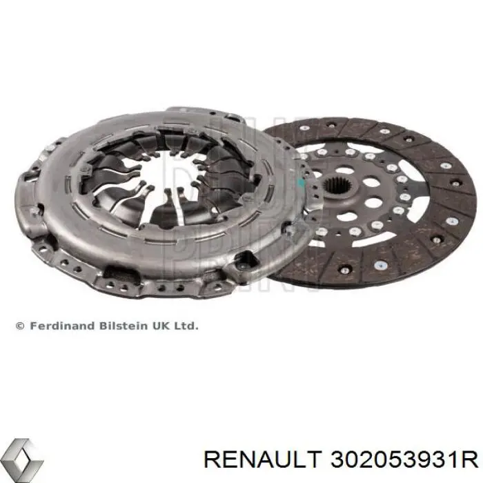Купить 302053931R Renault (RVI) Комплект сцепления (диск, корзина, подшипник)