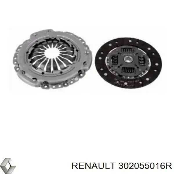302055016R Renault (RVI) kit de embraiagem (3 peças)
