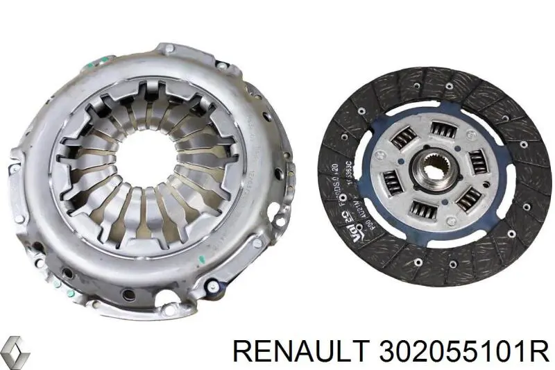 Комплект сцепления (3 части) Renault (RVI) 302055101R цена, от 63.71 USD