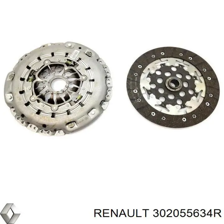 Купить 302055634R Renault (RVI) Комплект сцепления (диск, корзина, подшипник)