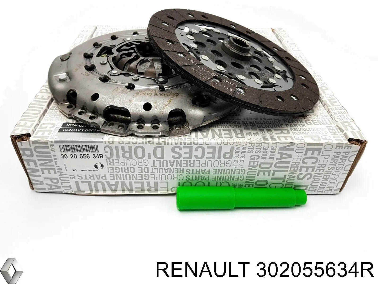 302055638R Renault (RVI) kit de embraiagem (3 peças)