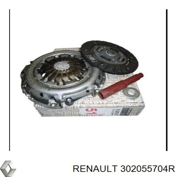 Купить 302055704R Renault (RVI) Комплект сцепления (диск, корзина, подшипник)