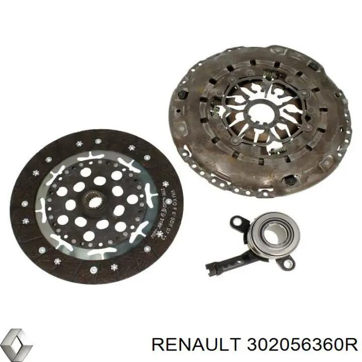 302056360R Renault (RVI) kit de embraiagem (3 peças)