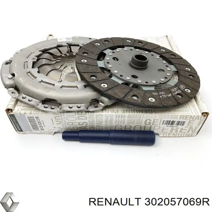 Купить 302057069R Renault (RVI) Комплект сцепления (диск, корзина, подшипник)
