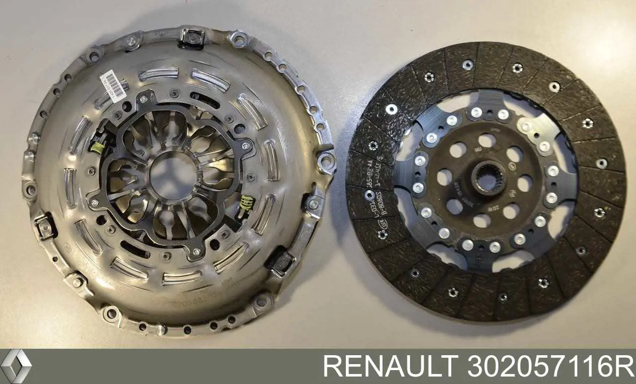 302057116R Renault (RVI) kit de embraiagem (3 peças)
