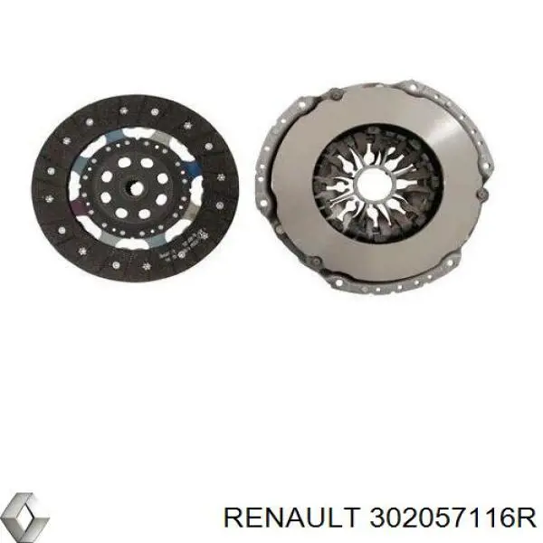 Комплект сцепления (3 части) Renault (RVI) 302057116R цена, от 266.06 USD