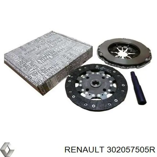 Комплект зчеплення (3 частини) 302057505R Renault (RVI)