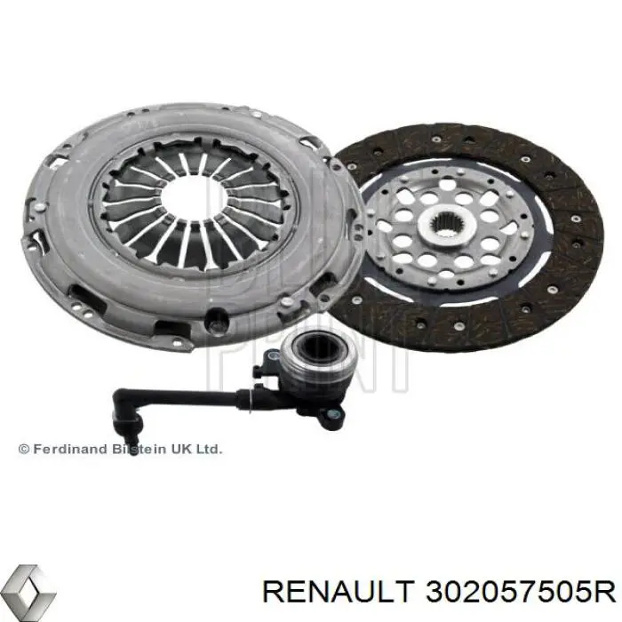 Комплект сцепления (3 части) Renault (RVI) 302057505R цена, от 178.10 USD