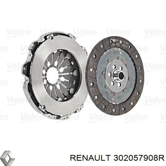 Комплект сцепления (3 части) Renault (RVI) 302057908R цена, от 217.70 USD