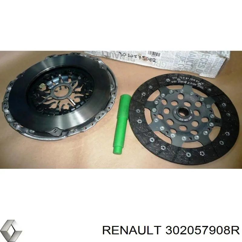 Купить 302057908R Renault (RVI) Комплект сцепления (диск, корзина, подшипник)